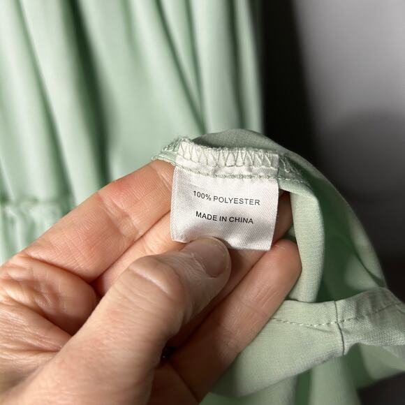 Jessakae Wandering Willoughby Ruffle Midi Dress Women's Large Fairy Milkmaid - Picture 8 of 10